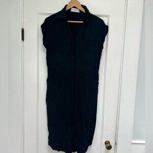 Oskar Linen Blend MIDI Dress Cover Up